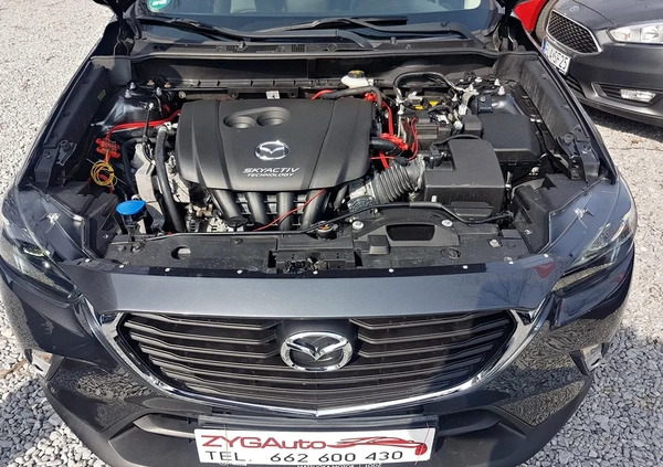 Mazda CX-3 cena 59900 przebieg: 65000, rok produkcji 2015 z Tczew małe 596